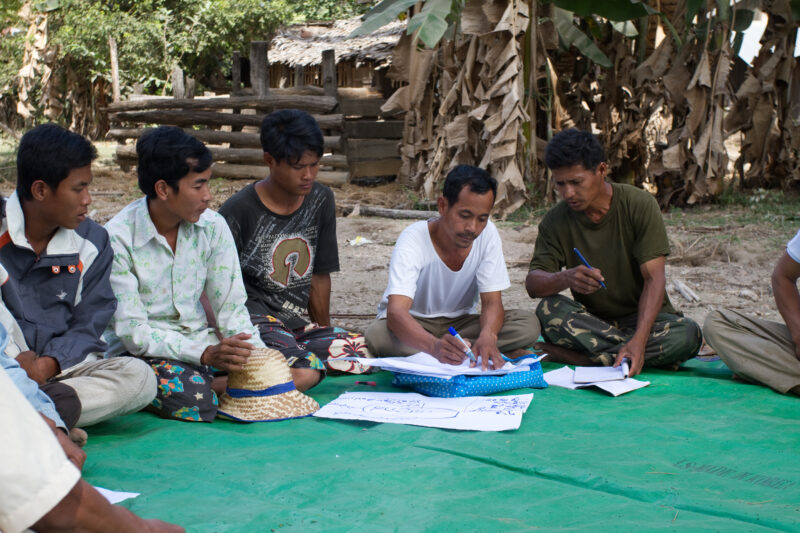 Men’s Reflect Group — Villagers living in remote regions of Cambodia learn litteracy, income generation, agriculture, and life skills in a "reflect" gr...