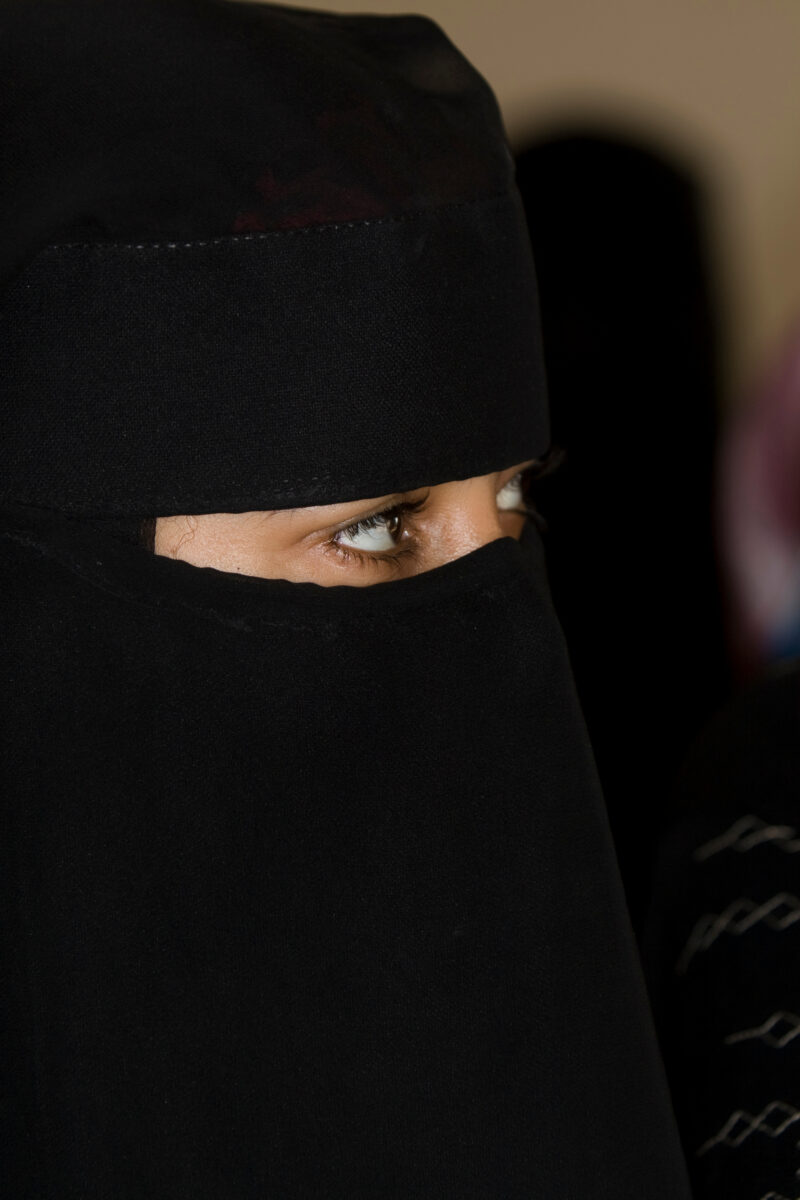 Going Back to School — Muslim women go back to school to study Engish and small business managment at a ADRA sponserd training facility in Yemen — Yemen, wom...