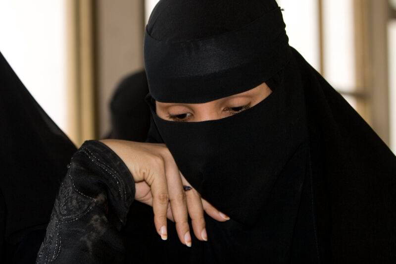 Going Back to School — Muslim women go back to school to study Engish and small business managment at a ADRA sponserd training facility in Yemen — Yemen, wom...
