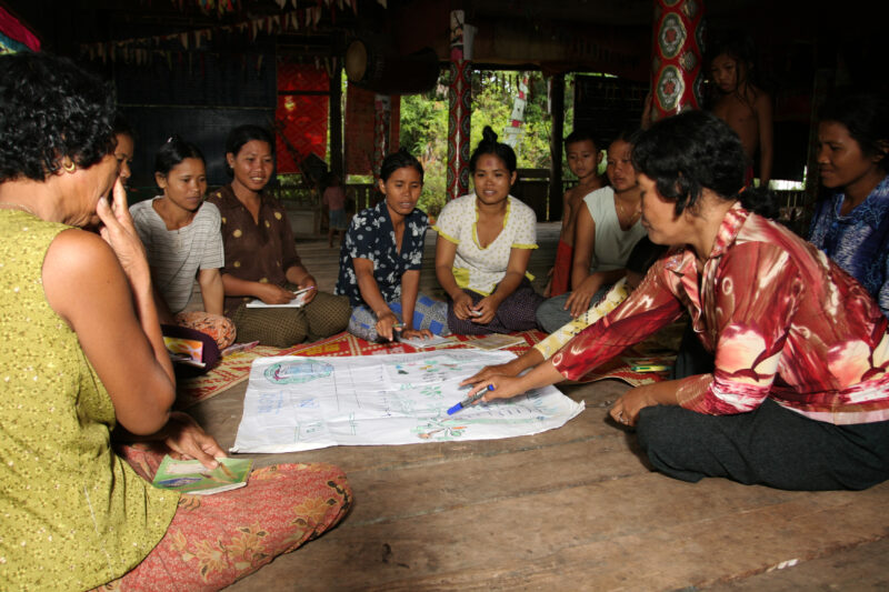 Learning Life Skills — Villagers living in remote regions of Cambodia learn litteracy, income generation, agriculture, and life skills in a "reflect" group p...