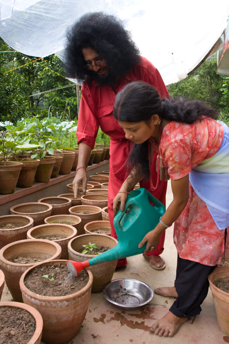 Pot Gardening in Nepal — Villagers in Nepal learn how to grow vegetables in pots. — Nepal, food, food security, pot gardening