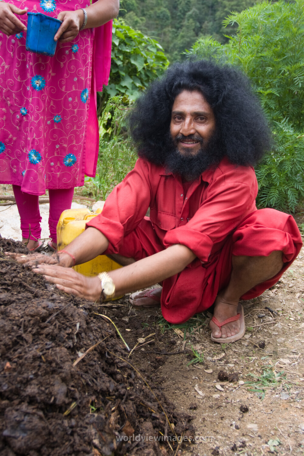 Pot Gardening in Nepal