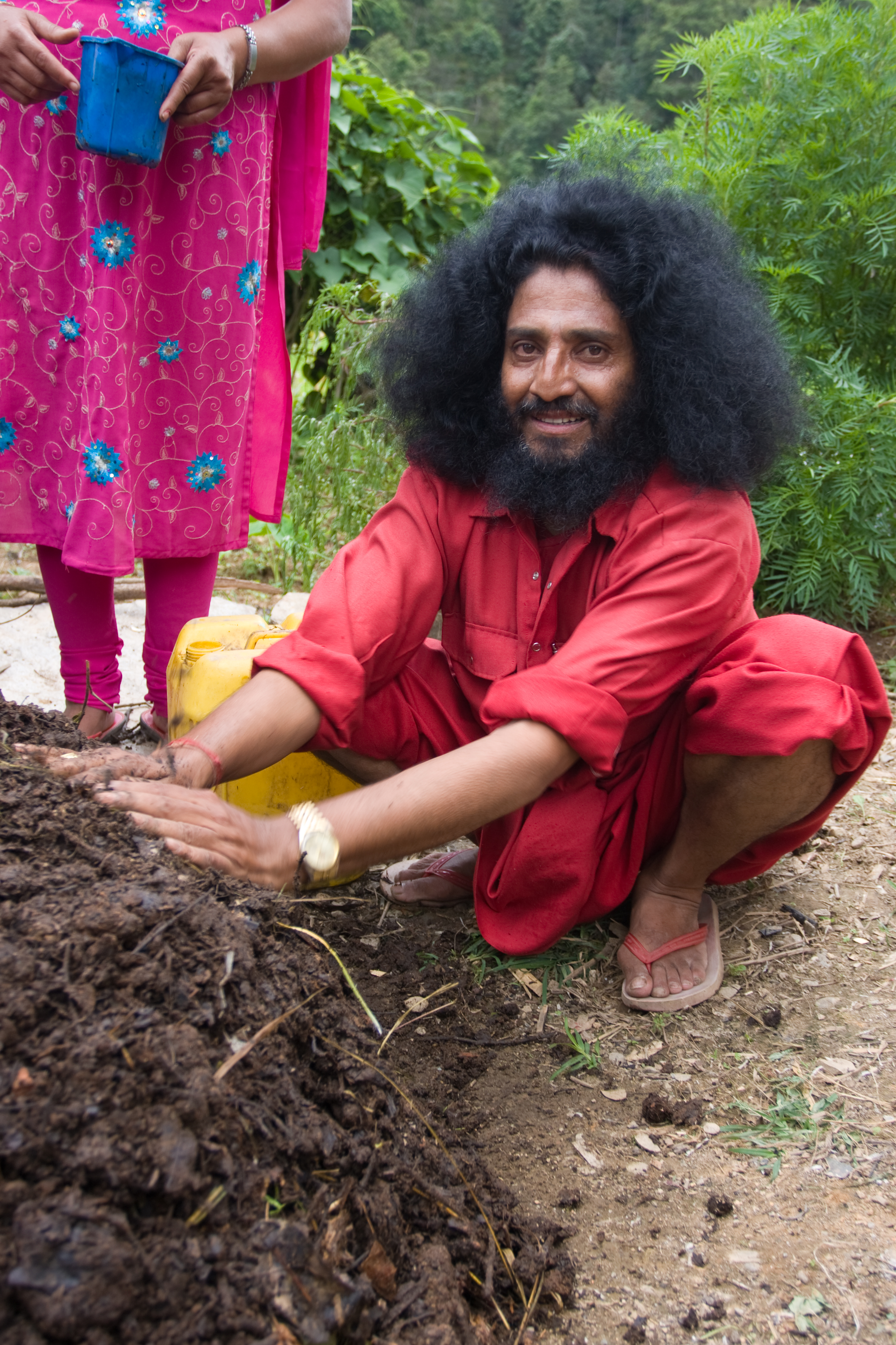 Pot Gardening in Nepal