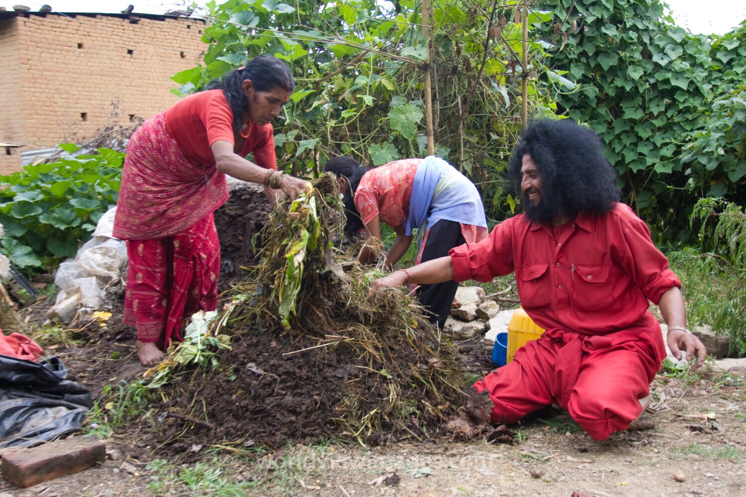 Pot Gardening in Nepal