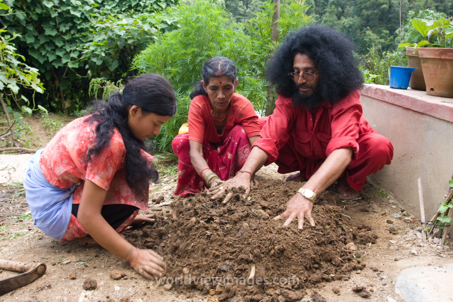 Pot Gardening in Nepal