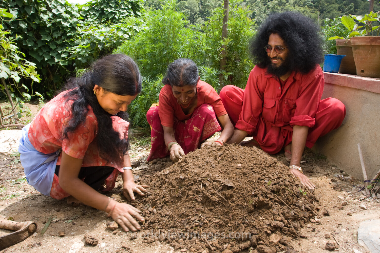 Pot Gardening in Nepal