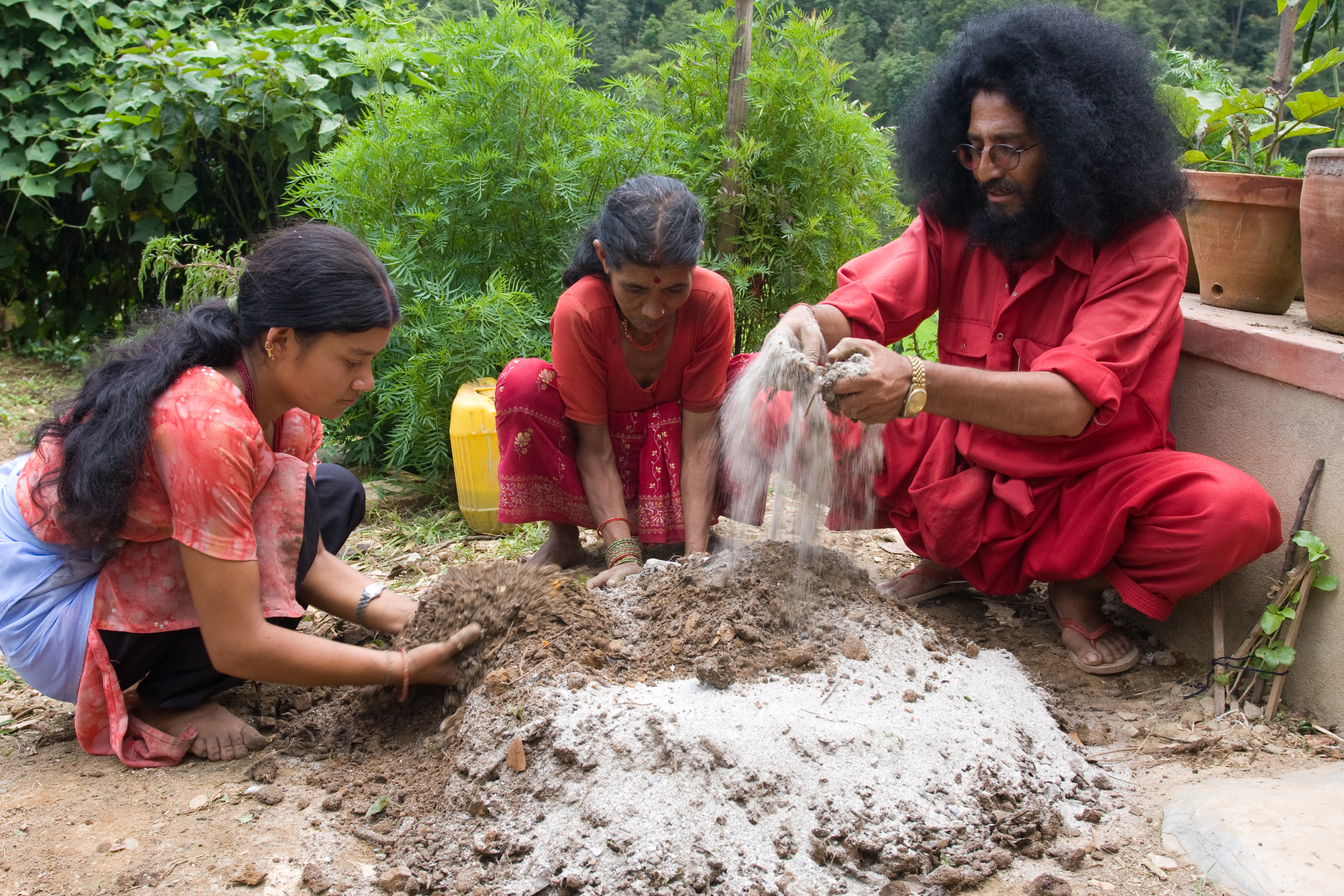 Pot Gardening in Nepal