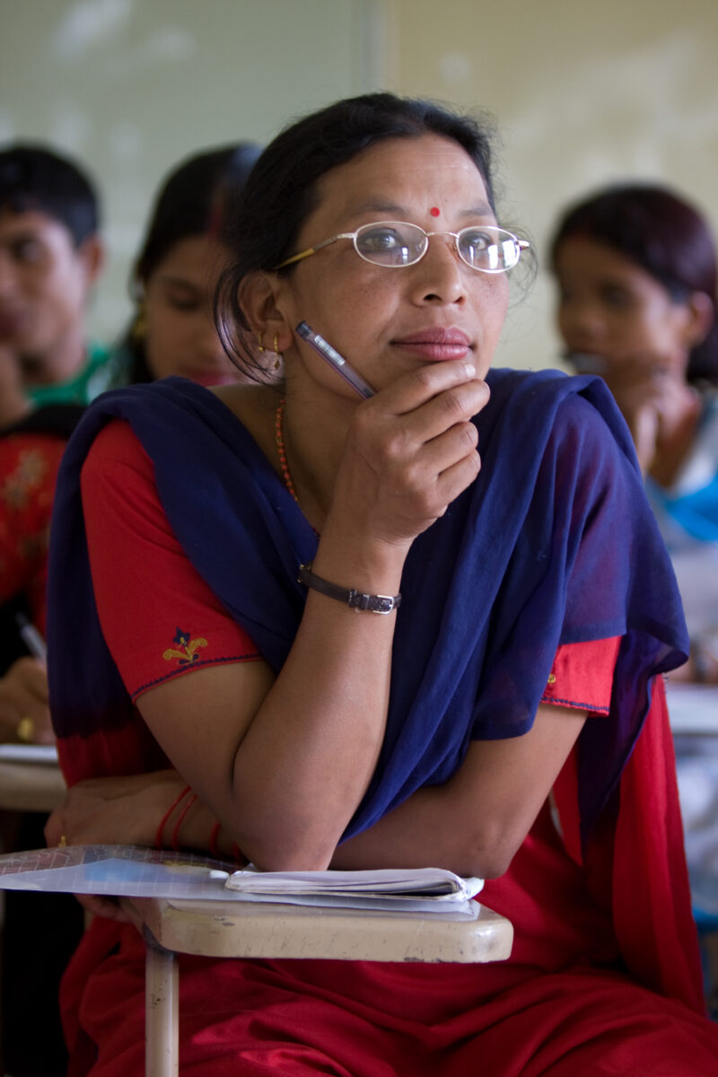 Adult Education in Nepal — Adults who had to drop out of school early go back to school to learn Economic, health and and Income generating skills. — Adult E...