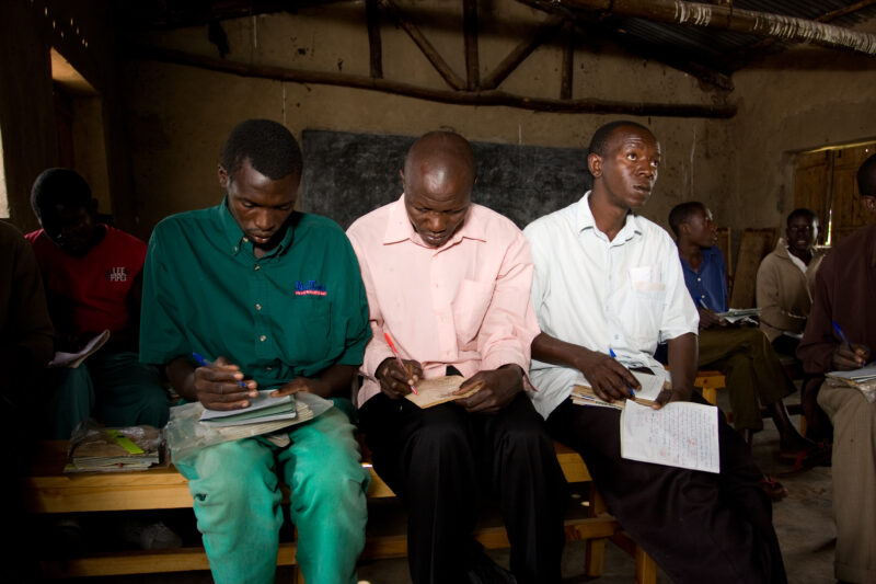 Adult Education in Rwanda — Adults go back to school to improve their lives, in rural Rwanda. — Adult Education, literacy training, Rwanda