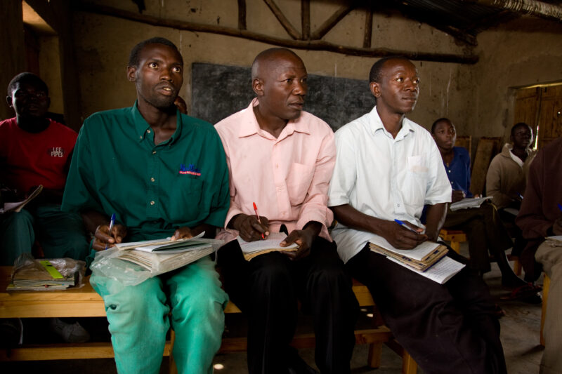 Adult Education in Rwanda — Adults go back to school to improve their lives, in rural Rwanda. — Adult Education, literacy training, Rwanda