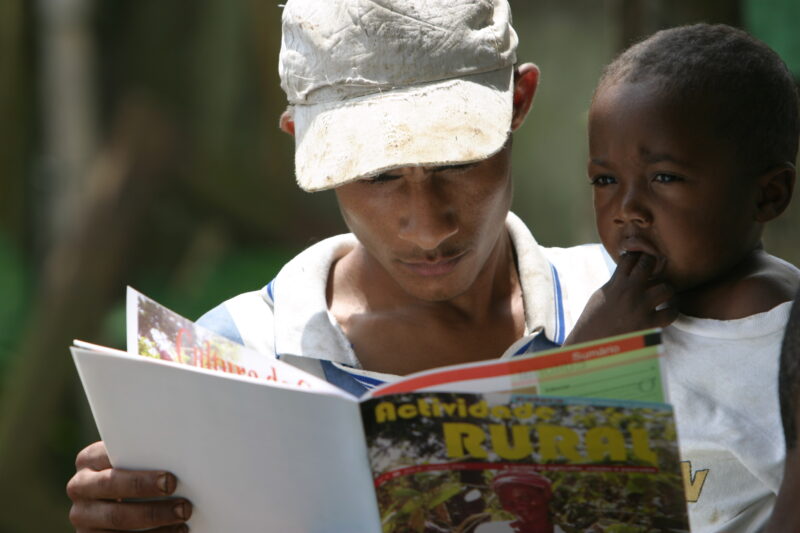 Health Education in Sau Tome, Africa — Attending health education training, villagers in remote regions of Sau Tome are learning basic principles of health a...