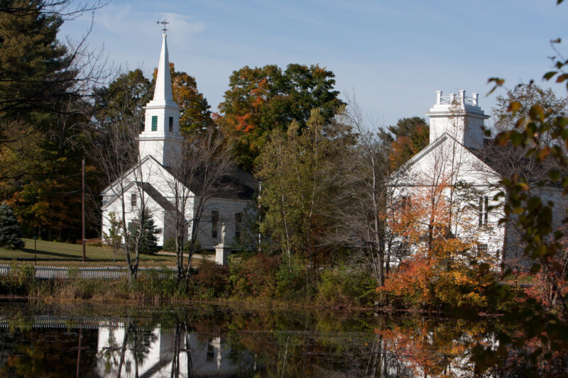 Country Church — USA, United States, New Hampshire, church, country