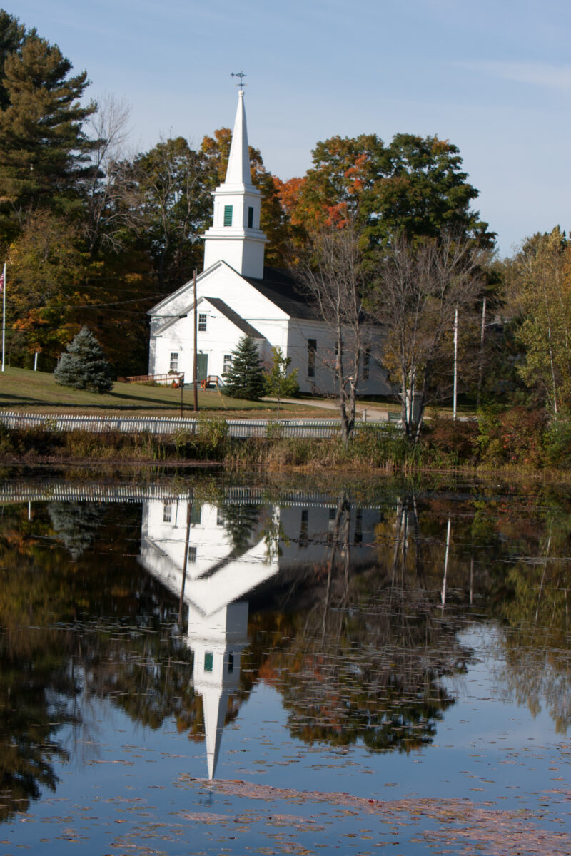 Country Church — USA, United States, New Hampshire, church, country