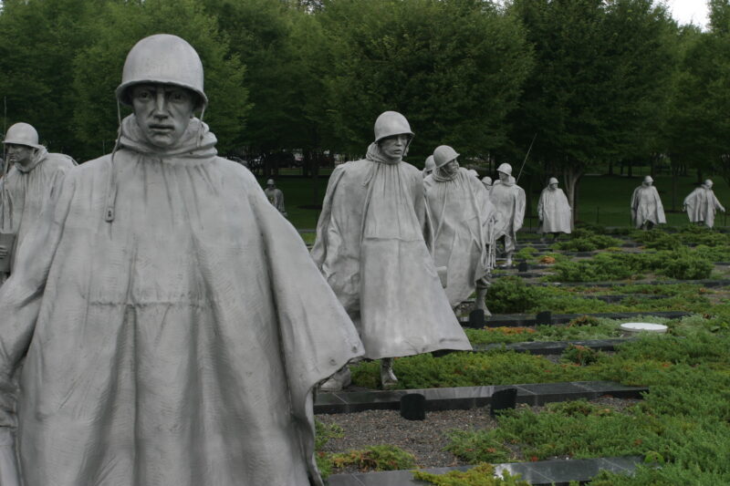Memorial of the Korean War — Korean war memorial in Washington, DC — United States, Washington, USA, District of Columbia, War Memorial