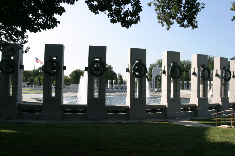 World War II Memorial — United States, Washington, USA, District of Columbia, World War II