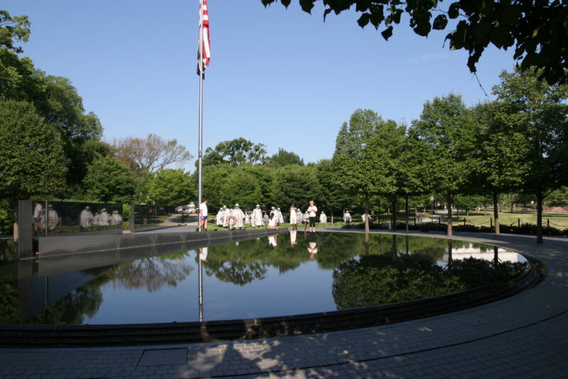 Korean War Memorial — United States, Washington, USA, District of Columbia, Korea