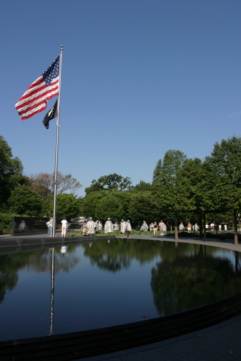 Korean War Memorial — United States, Washington, USA, District of Columbia, Korea
