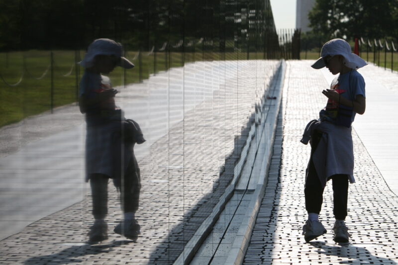 The Wall — Washington Memorial, Vietnam Memorial, Washington, USA, United States