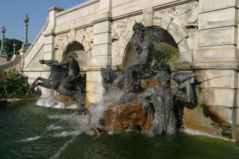 Washington Bridge Sculpture — United States, Washington, USA, District of Columbia