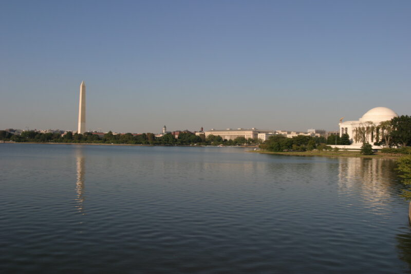 Tidal Basin in Washington DC — United States, Washington, USA, District of Columbia