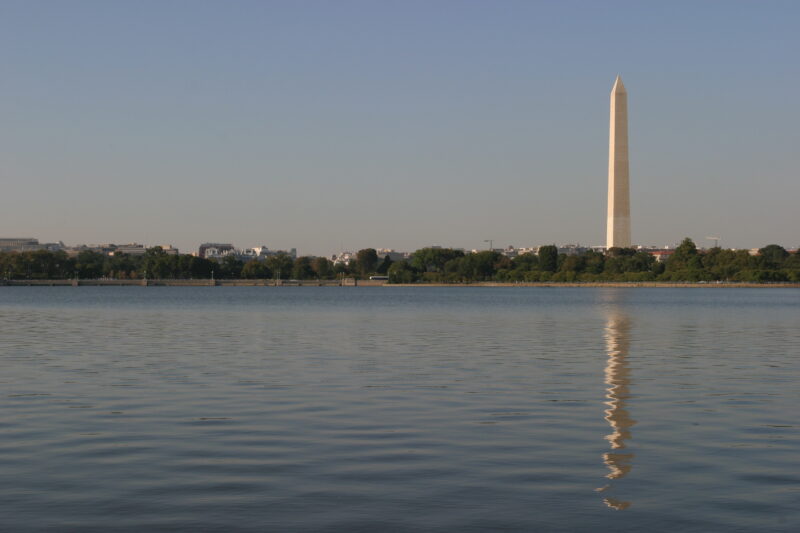 Washington Monument — United States, Washington, USA, District of Columbia, Tidal Basin