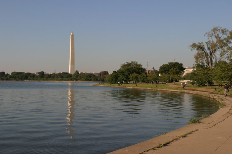 Washington Monument — United States, Washington, USA, District of Columbia, Tidal Basin