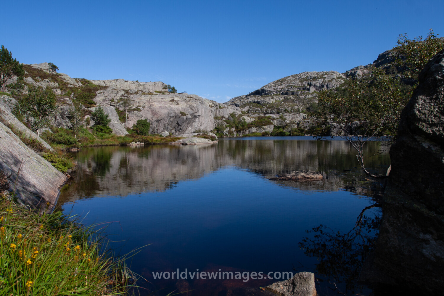 Mountain Lake in Norway