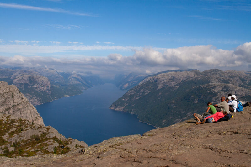 Pulpit Rock in Norway — Norway, Scenic, Pulpit Rock, fjord, fjords