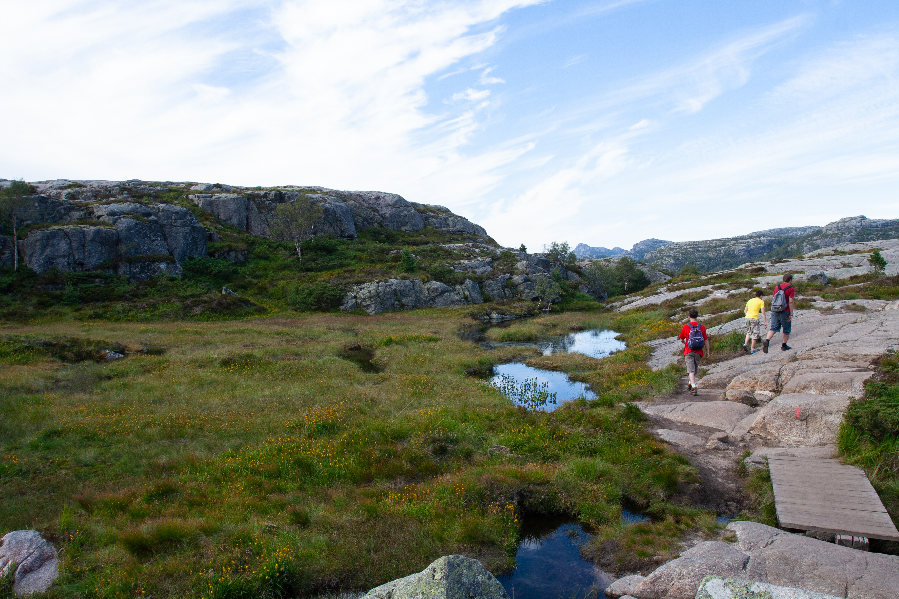 Hiking to Pulpit Rock in Norway