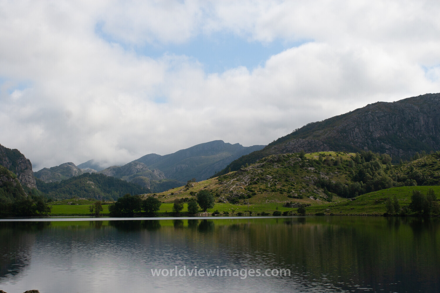 Mountain Lake in Norway