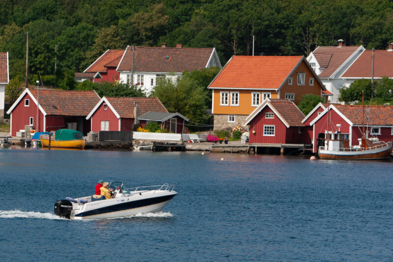 Fishing Village in Norway — Norway, Scenic, village, fishing