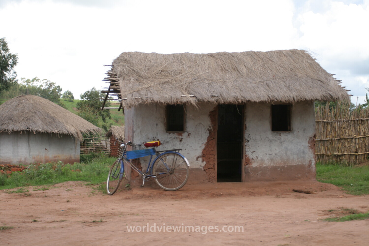 House and Bicycle in Malawi