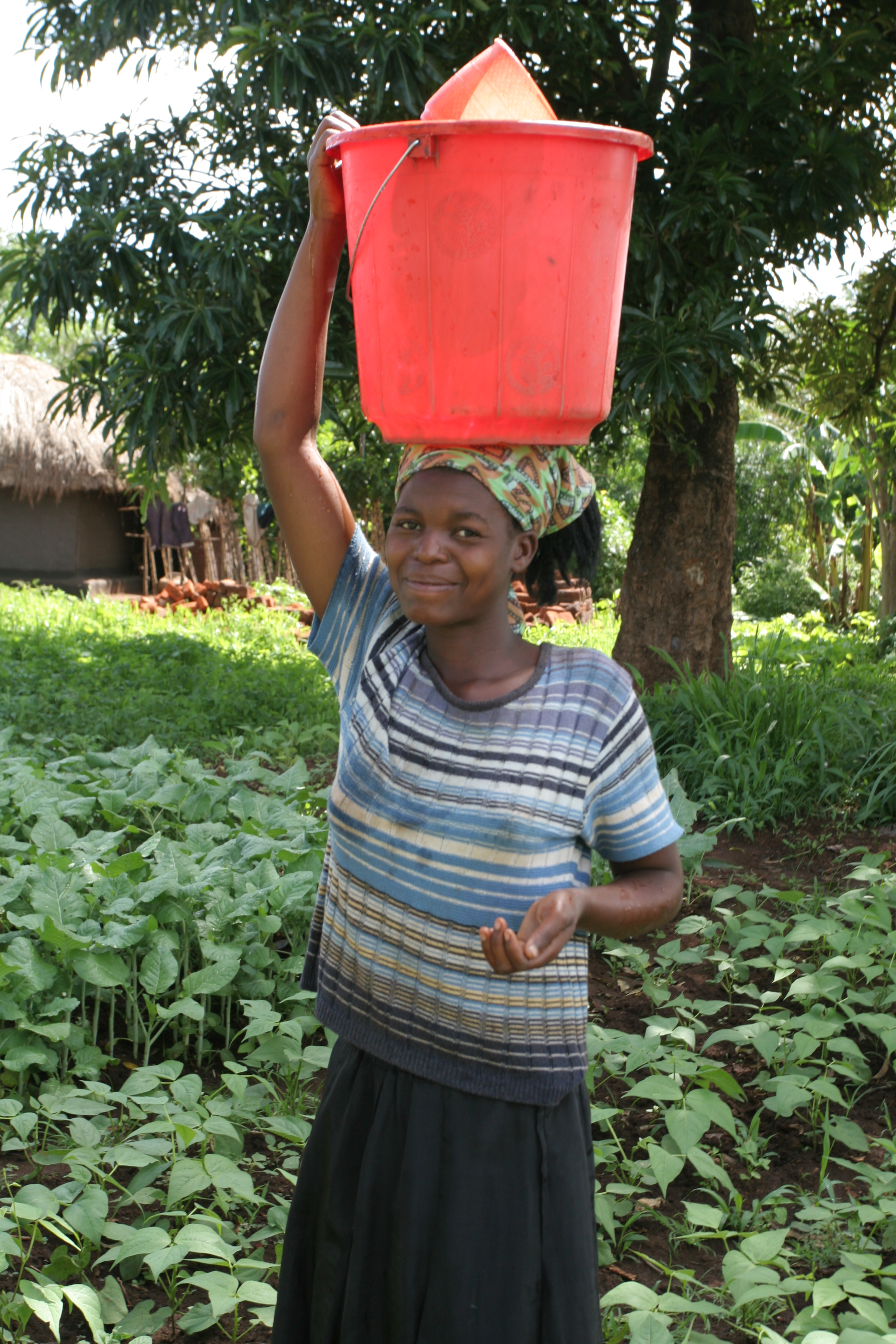 Woman with Bucket
