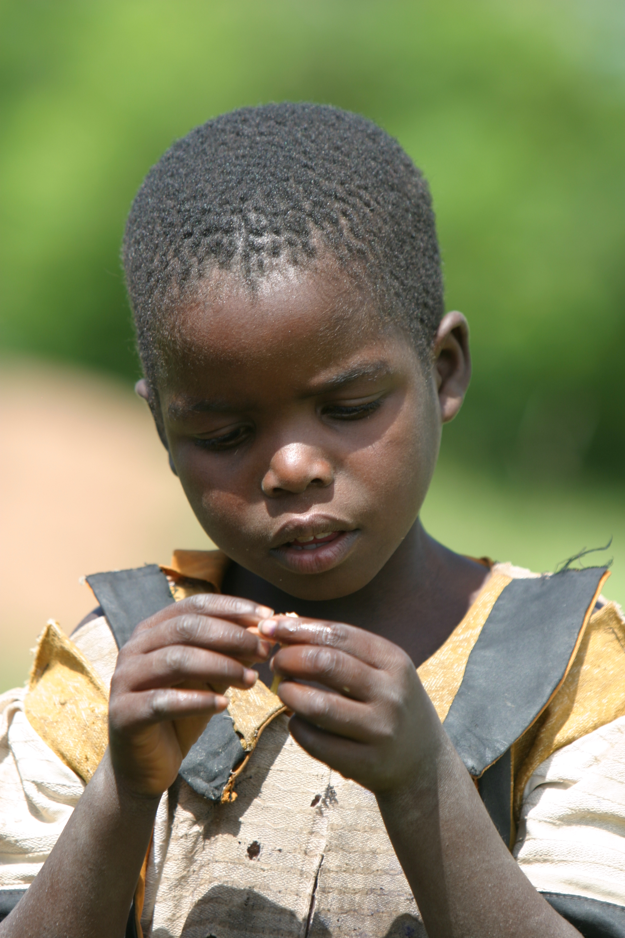 Girl in Malawi Africa