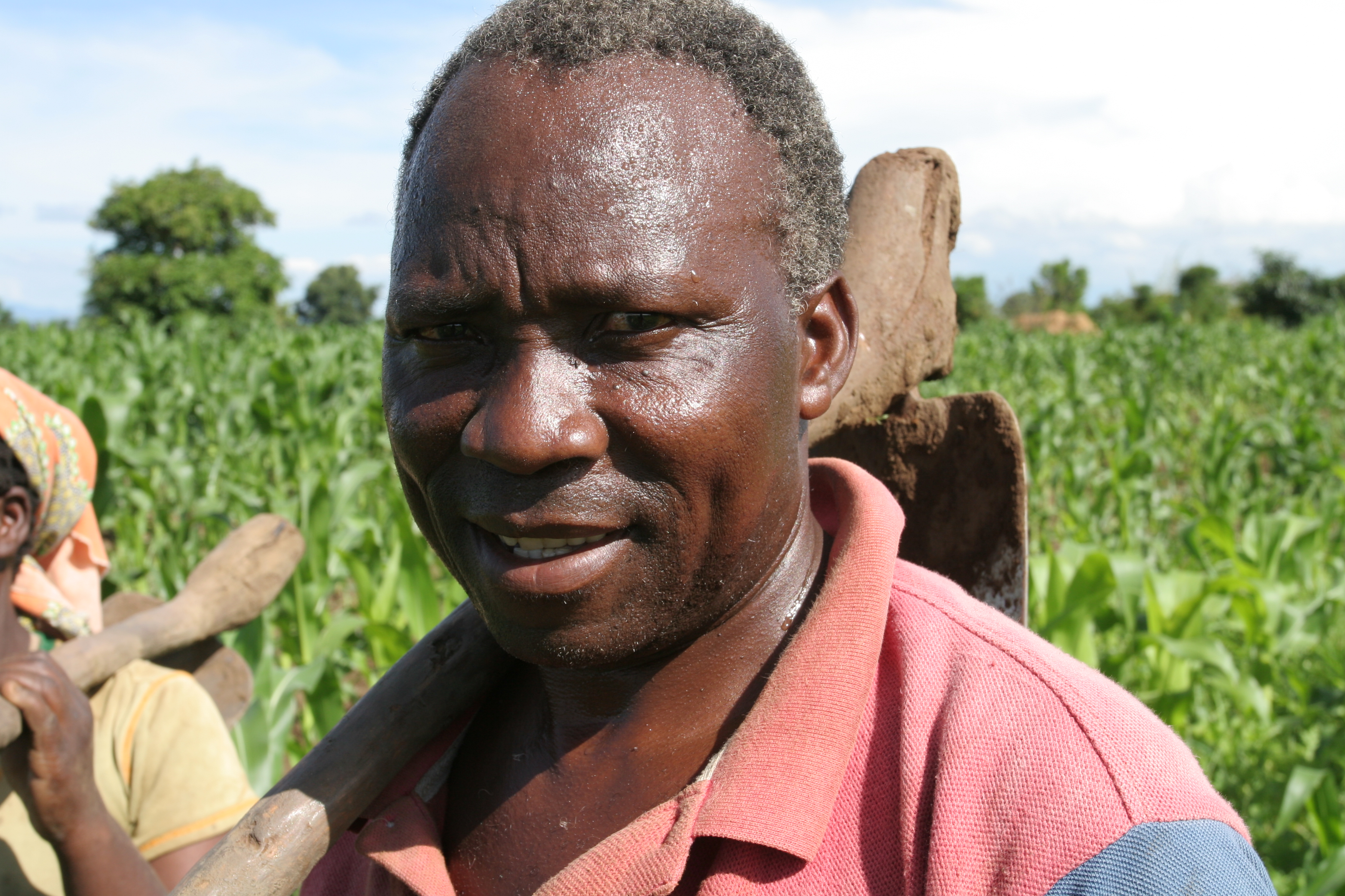 Man with Hoe in Malawi