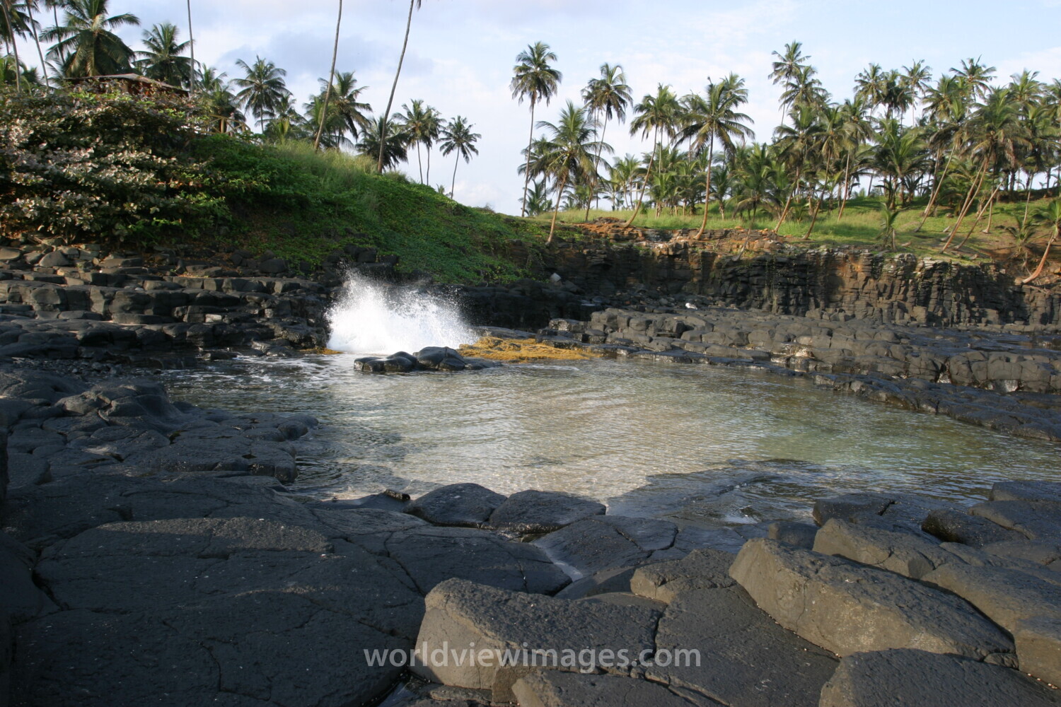 Volcanic Shoreline of Sao Tome