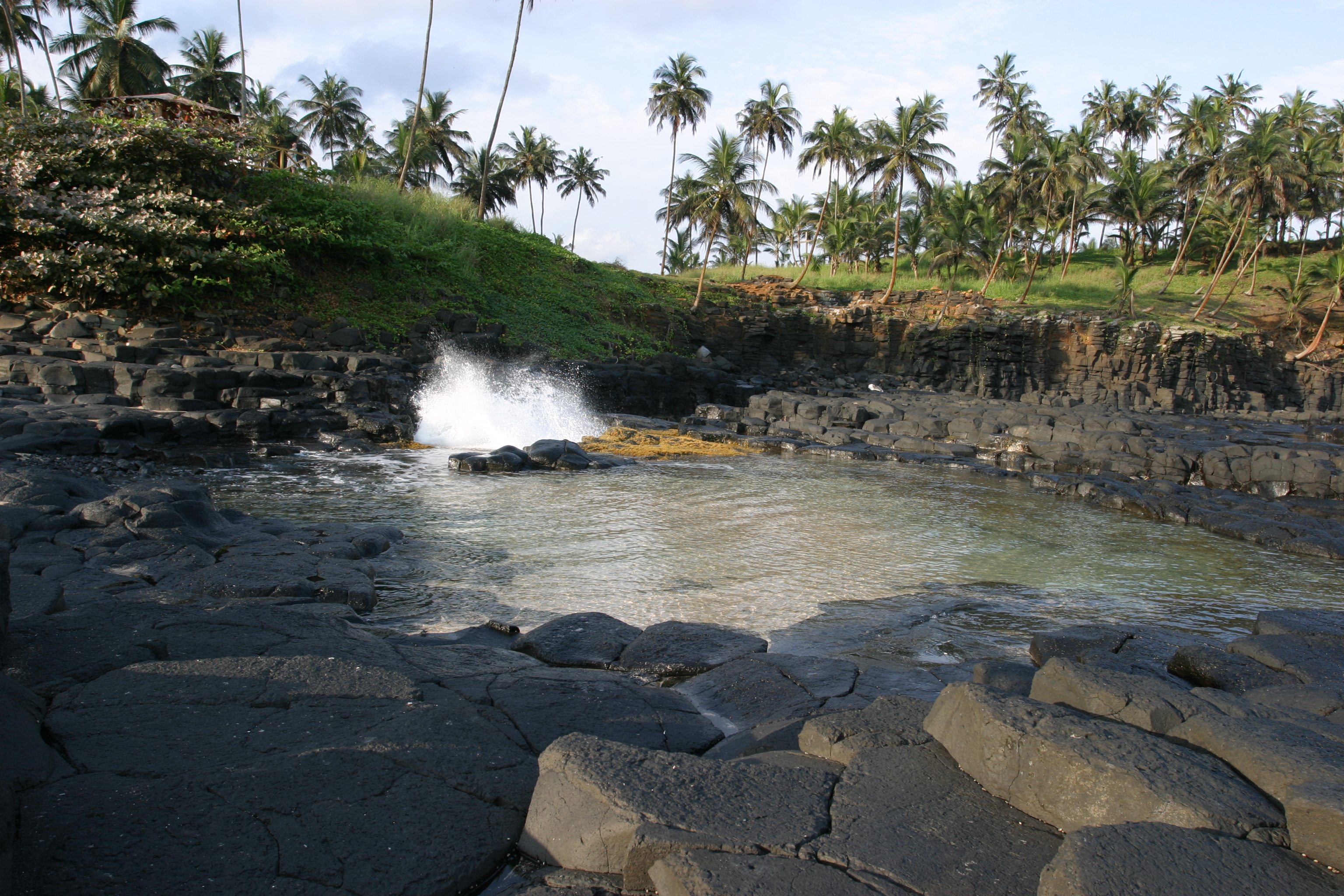 Volcanic Shoreline of Sao Tome