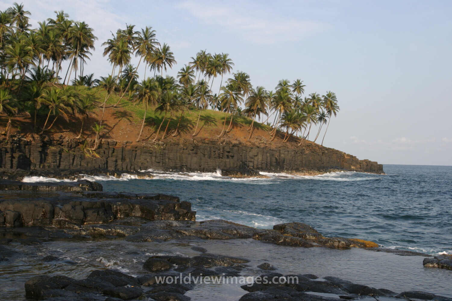 Volcanic Shoreline of Sao Tome
