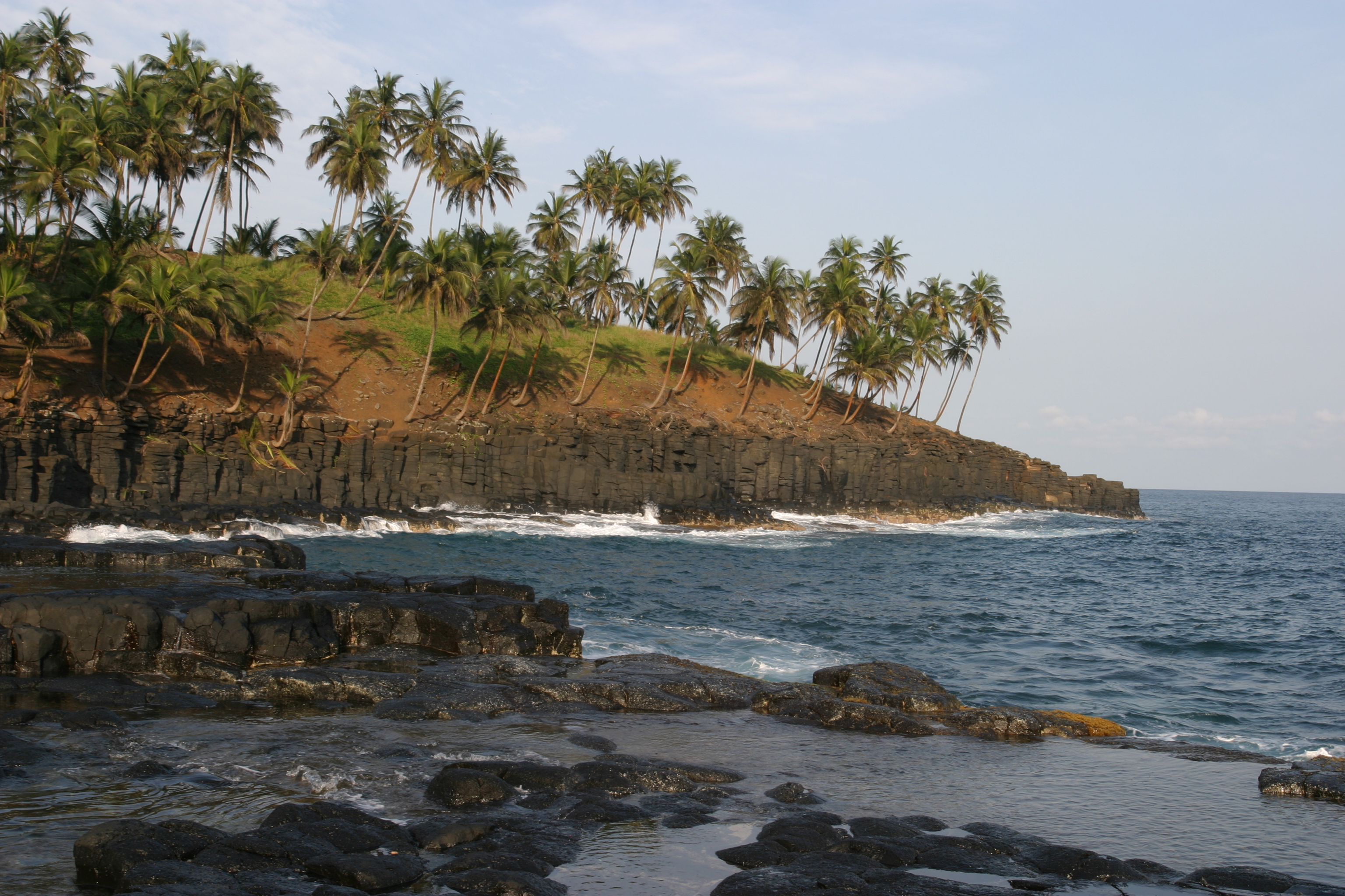 Volcanic Shoreline of Sao Tome