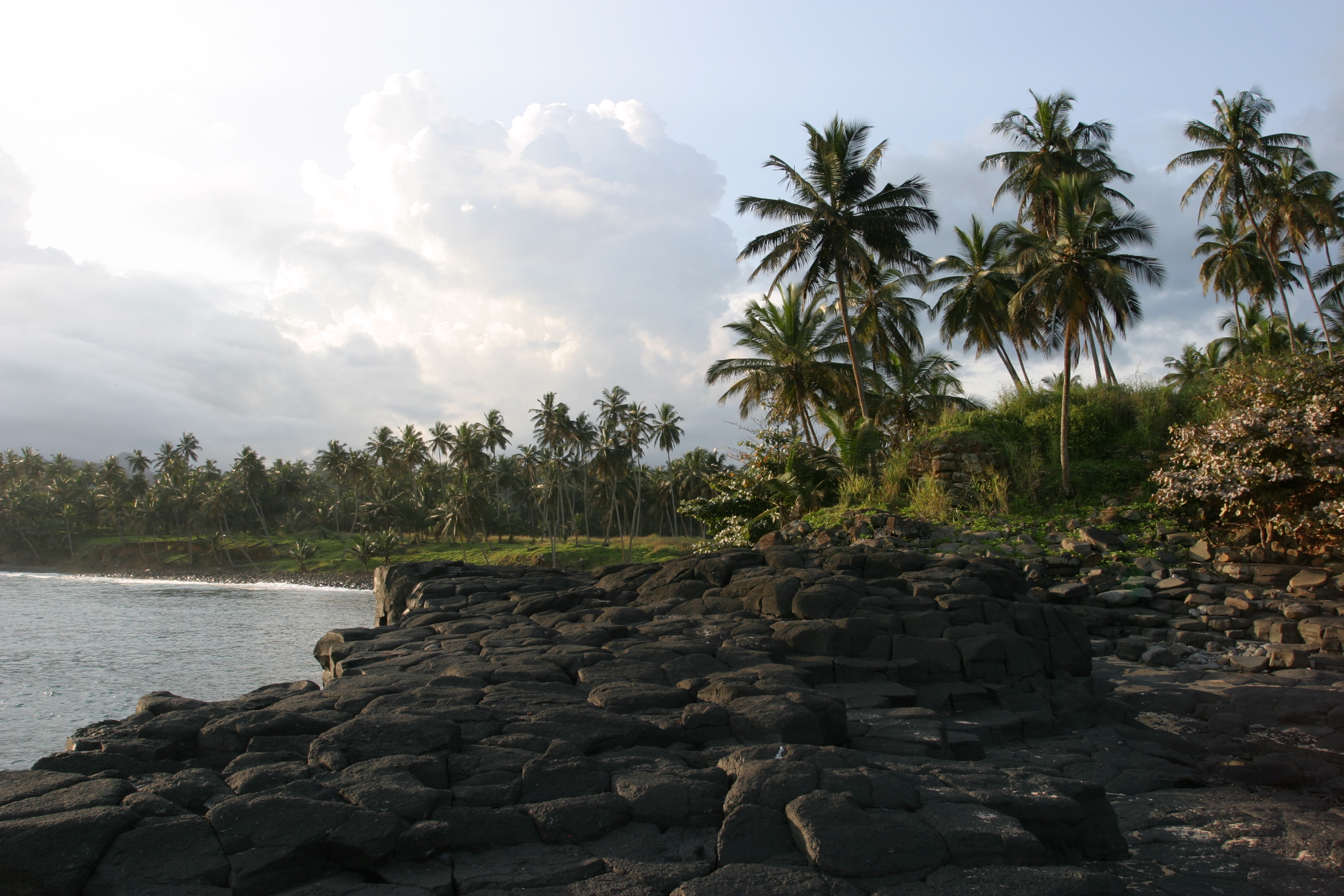 Volcanic Shoreline of Sao Tome