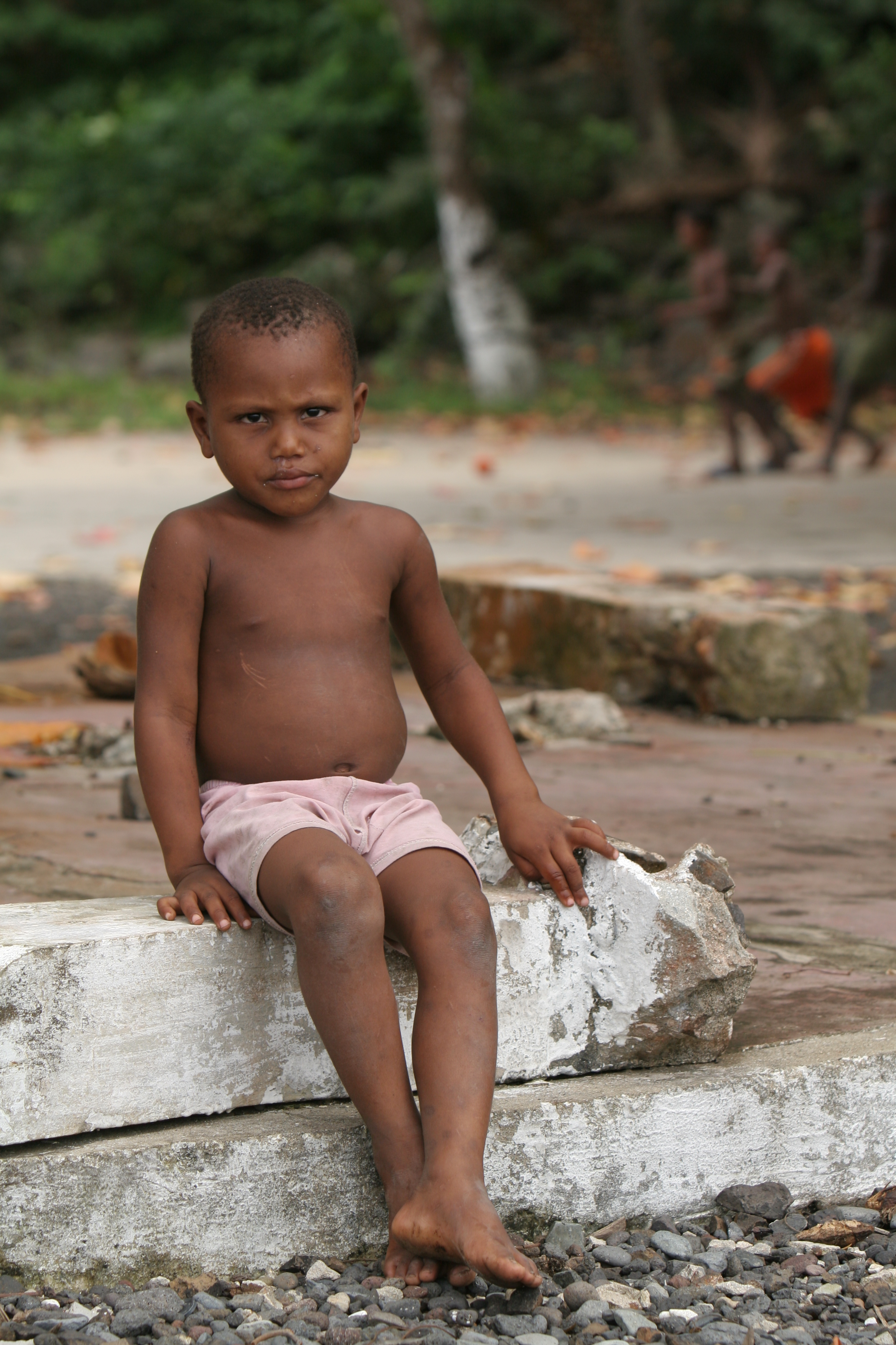 Boy in Sao Tome