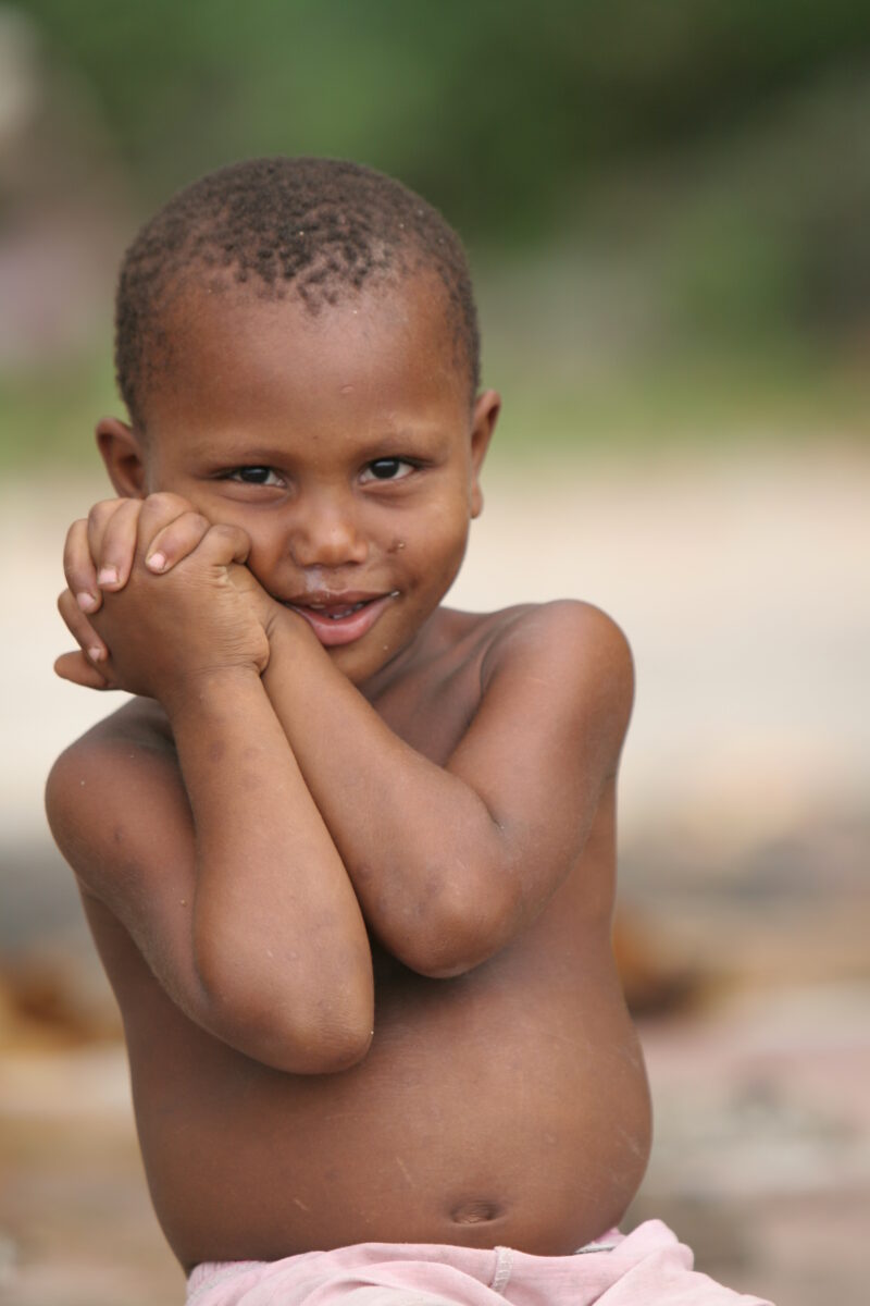 Boy in Sao Tome — Closeup of a boy living in Sao Tome, Africa — Sao Tome, Africa, ADRA, Poverty
