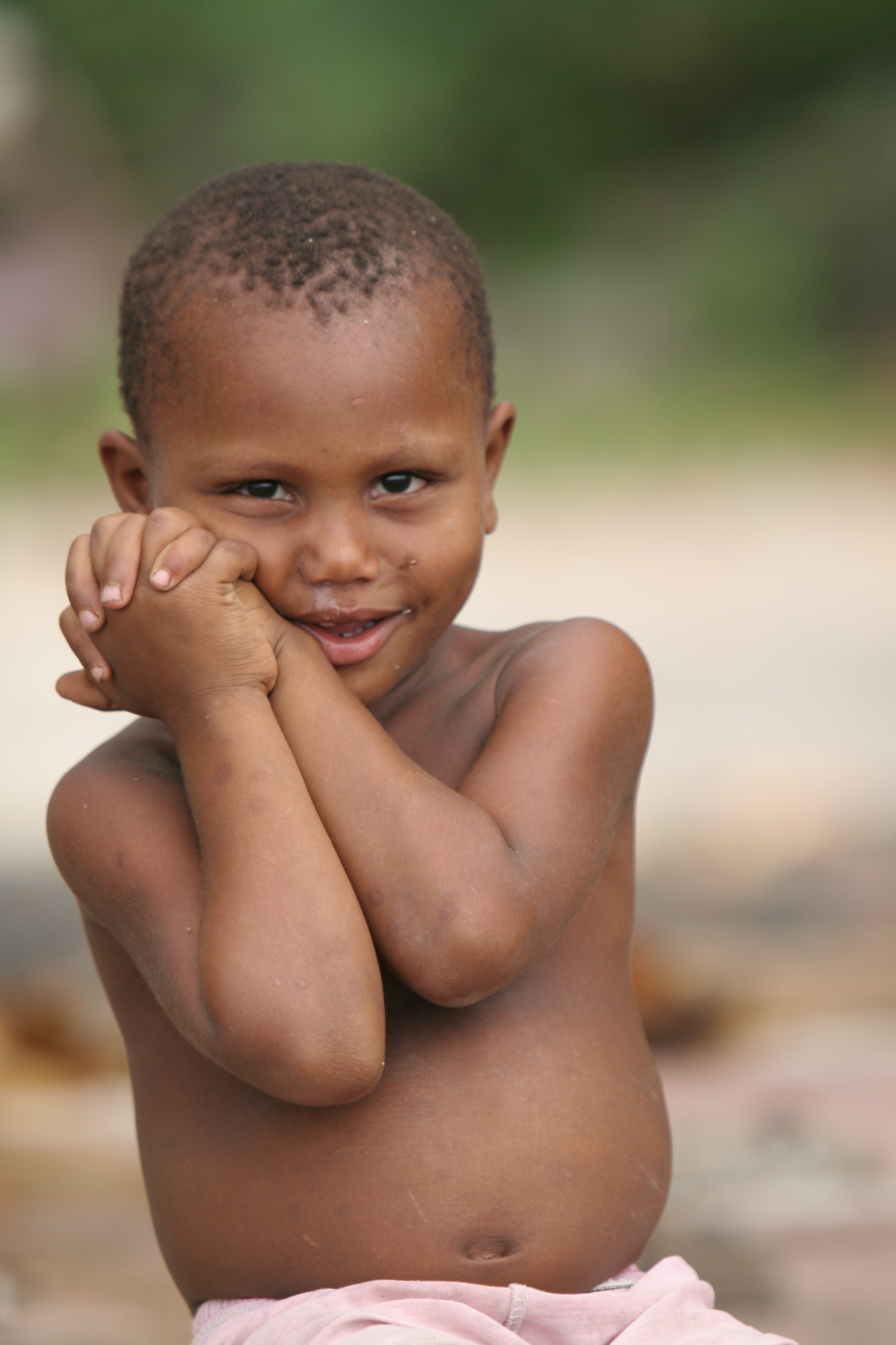 Boy in Sao Tome