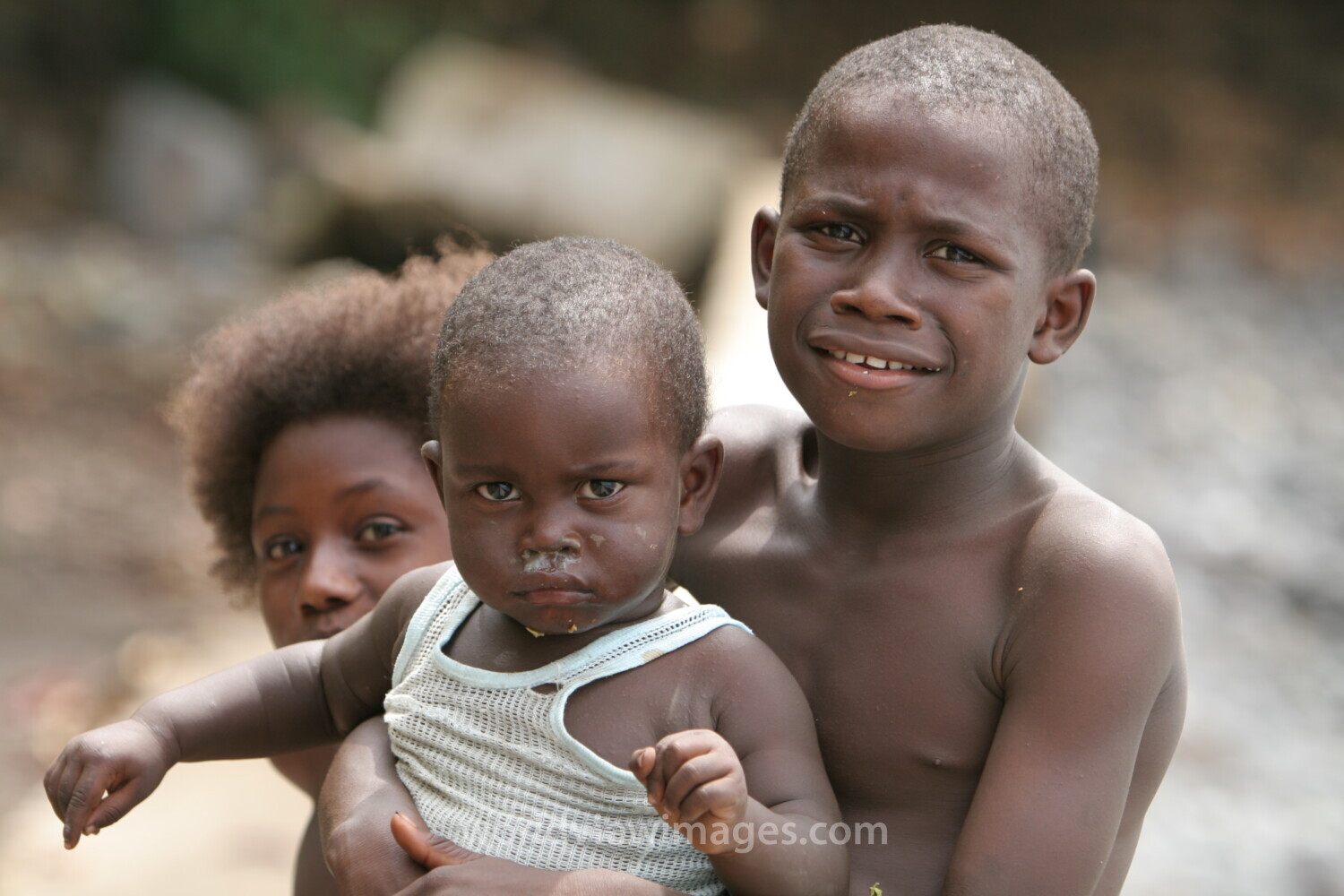 Boy in Sao Tome