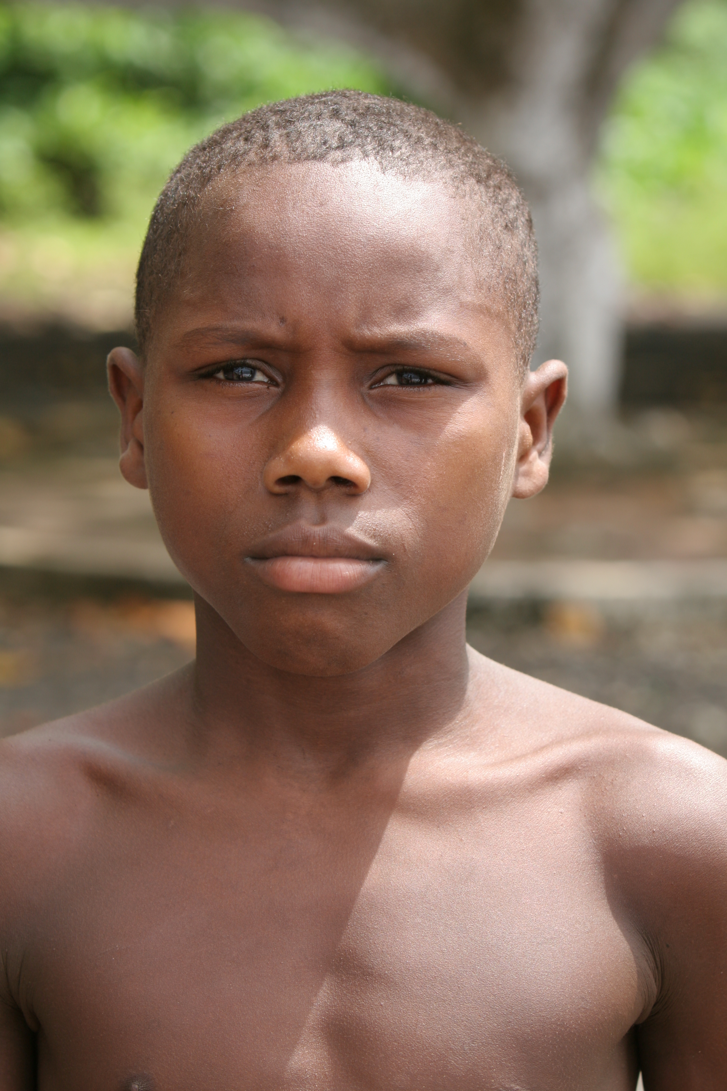Boy in Sao Tome