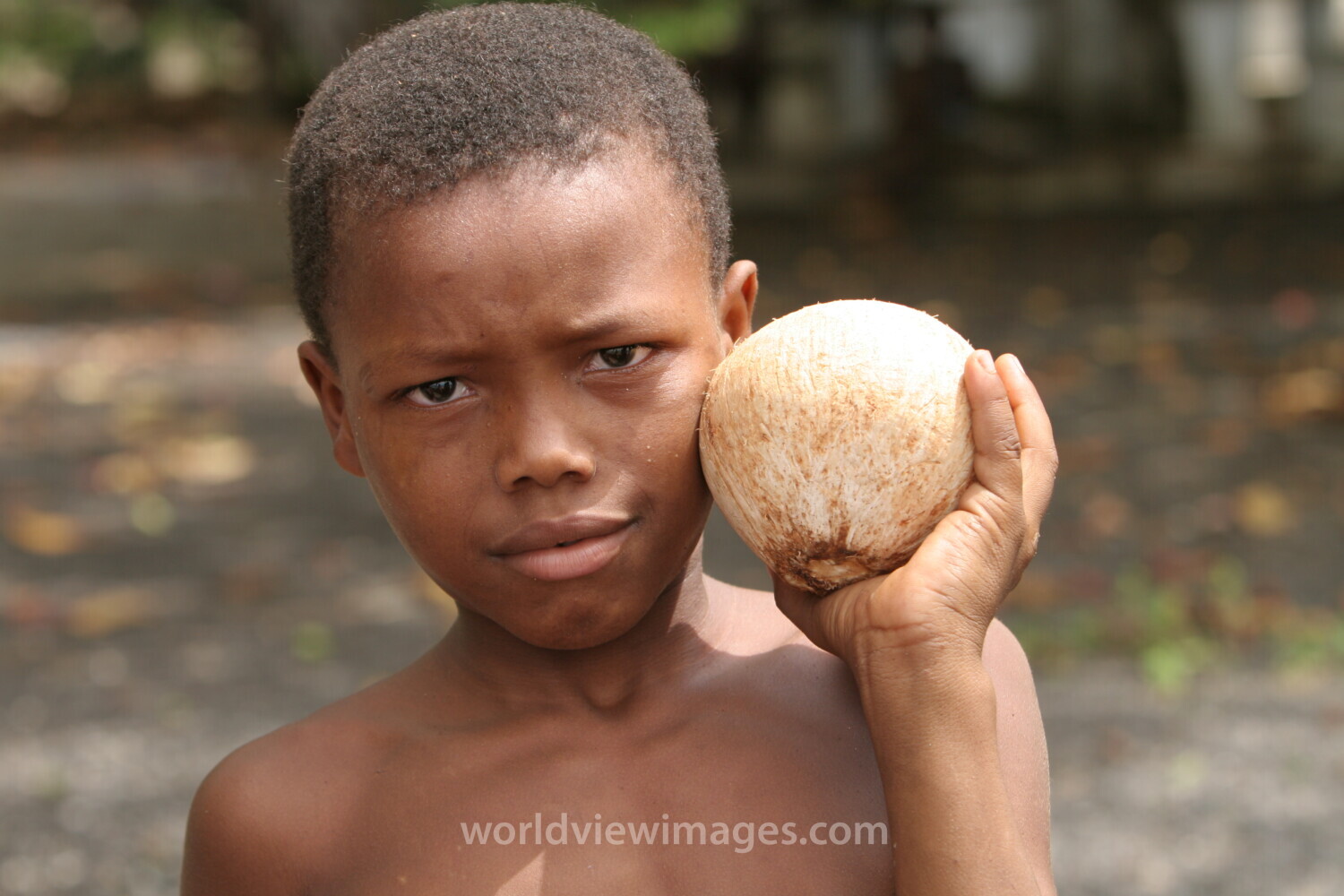 Boy in Sao Tome