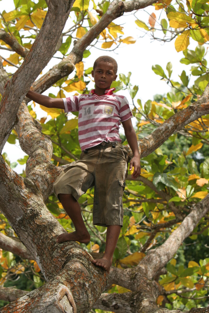 Boy in Sao Tome — Closeup of a boy living in Sao Tome, Africa — Sao Tome, Africa, ADRA, Poverty