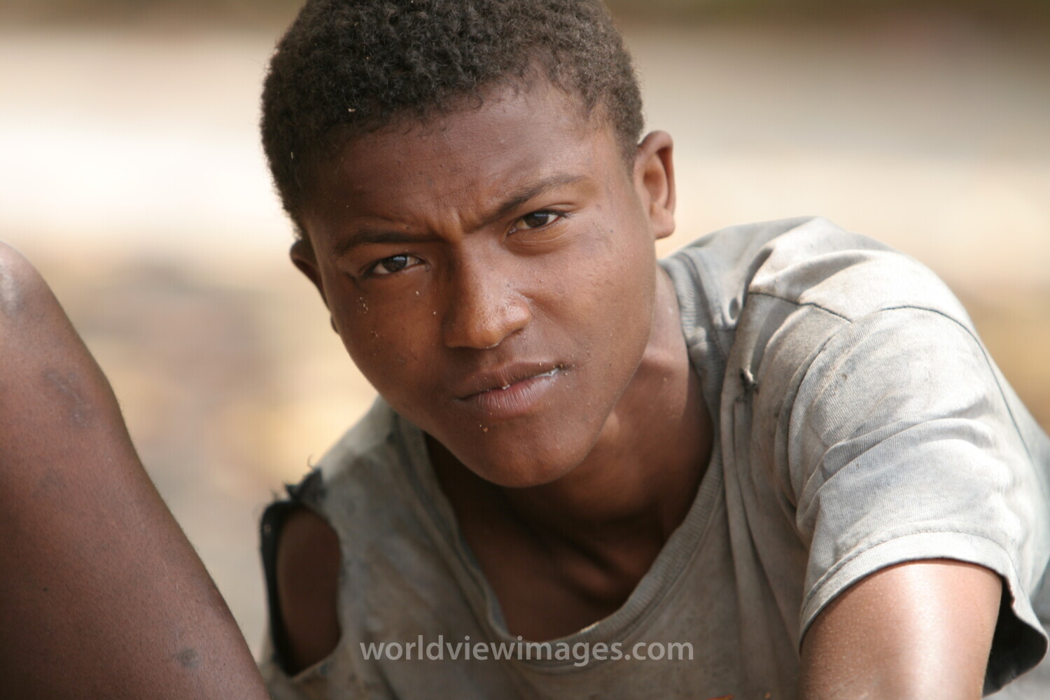 Boy in Sao Tome