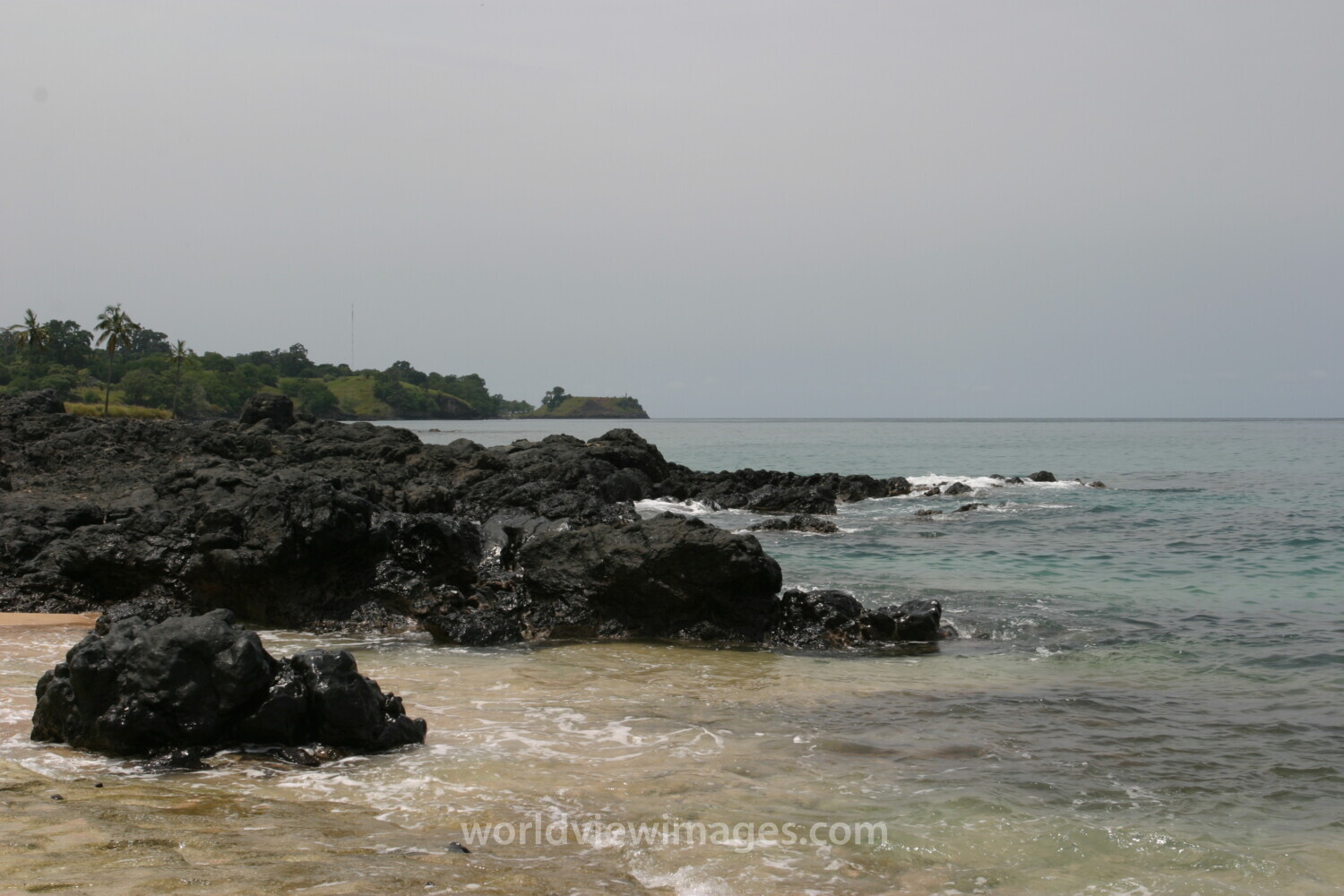 Beach in Sao Tome