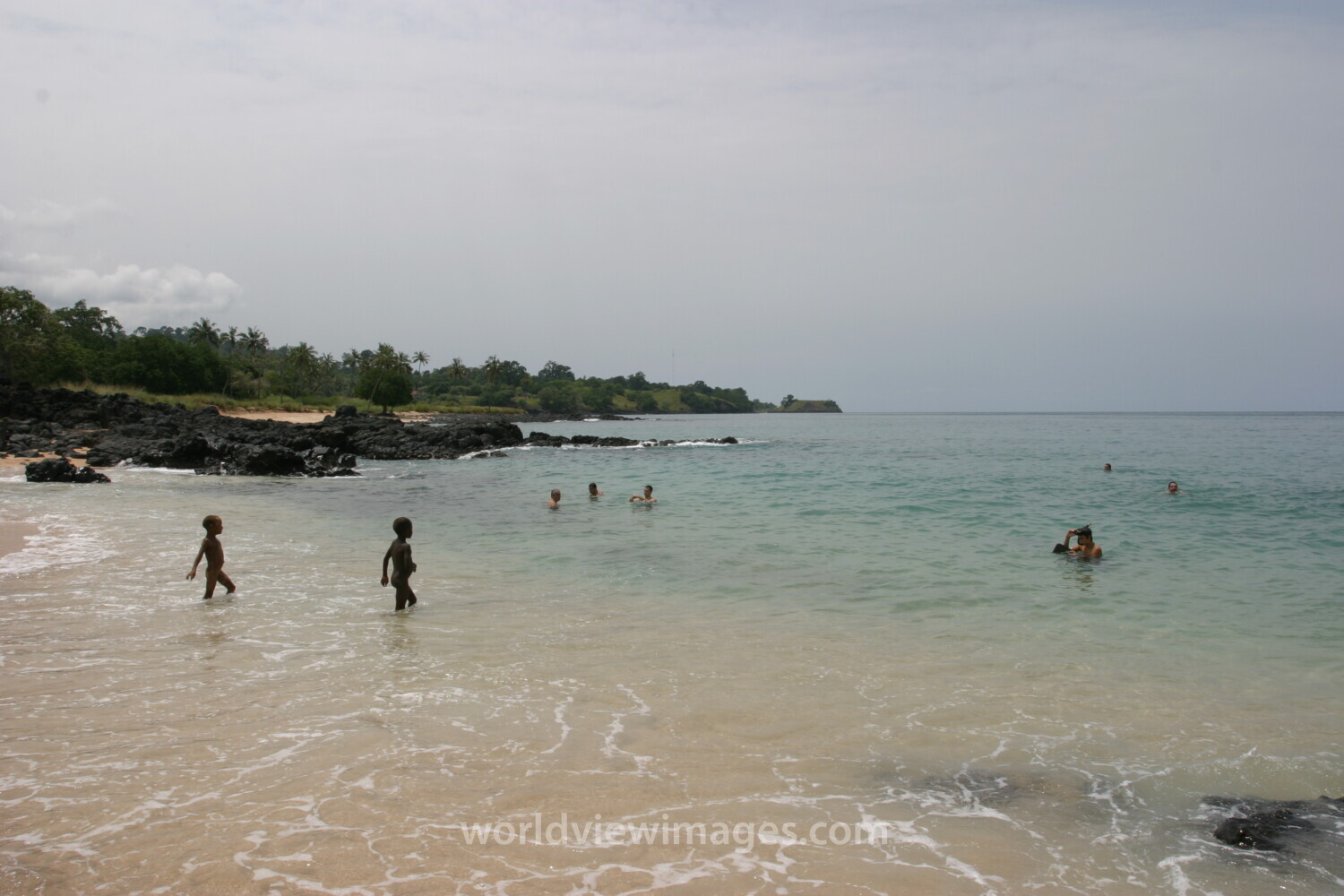 Beach in Sao Tome